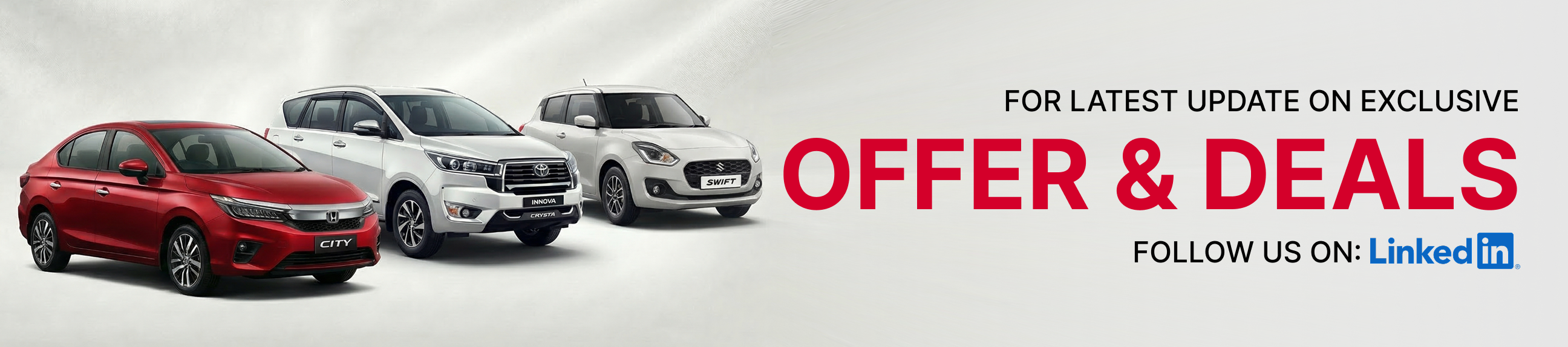 Offer and deals banner